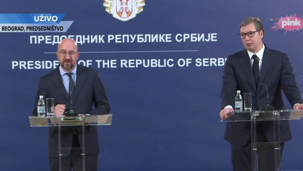 (UŽIVO) PREDSEDNIK SRBIJE NAKON SASTANKA SA MIŠELOM Srbija će moći da računa na podršku EU (VIDEO)