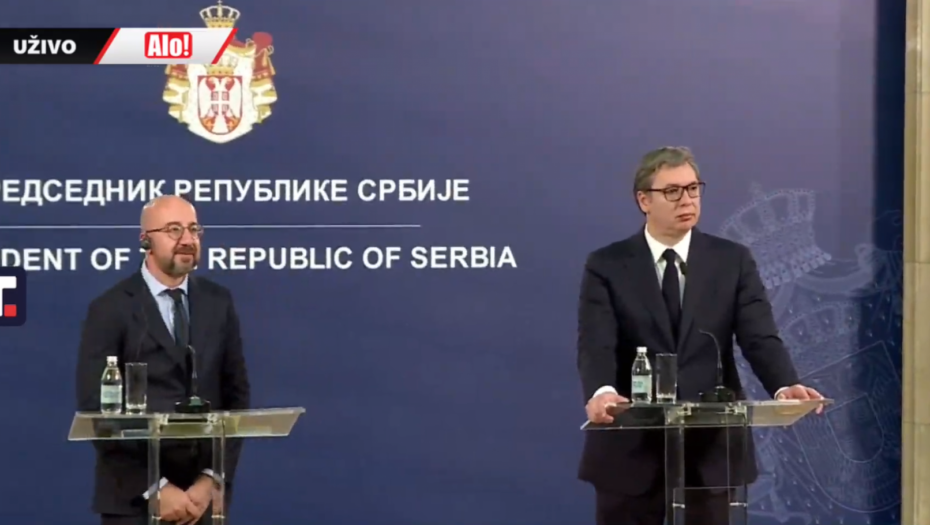PREDSEDNIK SRBIJE SA PRVIM ČOVEKOM EVROPSKOG SAVETA Upoznao sam predsednika Mišela sa našim stavom prema Rusiji (VIDEO)
