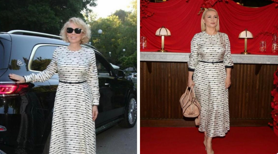 POJAVILE SE U IDENTIČNIM HALJINAMA Lepa Brena na svadbi sina Suzane Jovanović, a evo koja pevačica i na kom događaju je imala istu kombinaciju