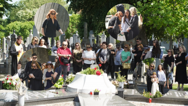 PRIZORI KIDAJU DUŠU Uplakana Milica grli ćerku i jeca nad majčinim grobom, a evo zašto se treća naslednica Merime Njegomir nije pojavila (FOTO)
