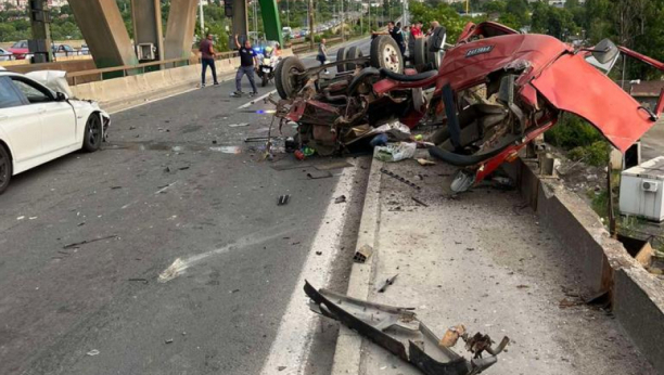 TUŽILAŠTVO TRAŽI PRITVOR Saslušan vozač BMW-a koji je izazvao tešku nesreću na Pančevačkom mostu