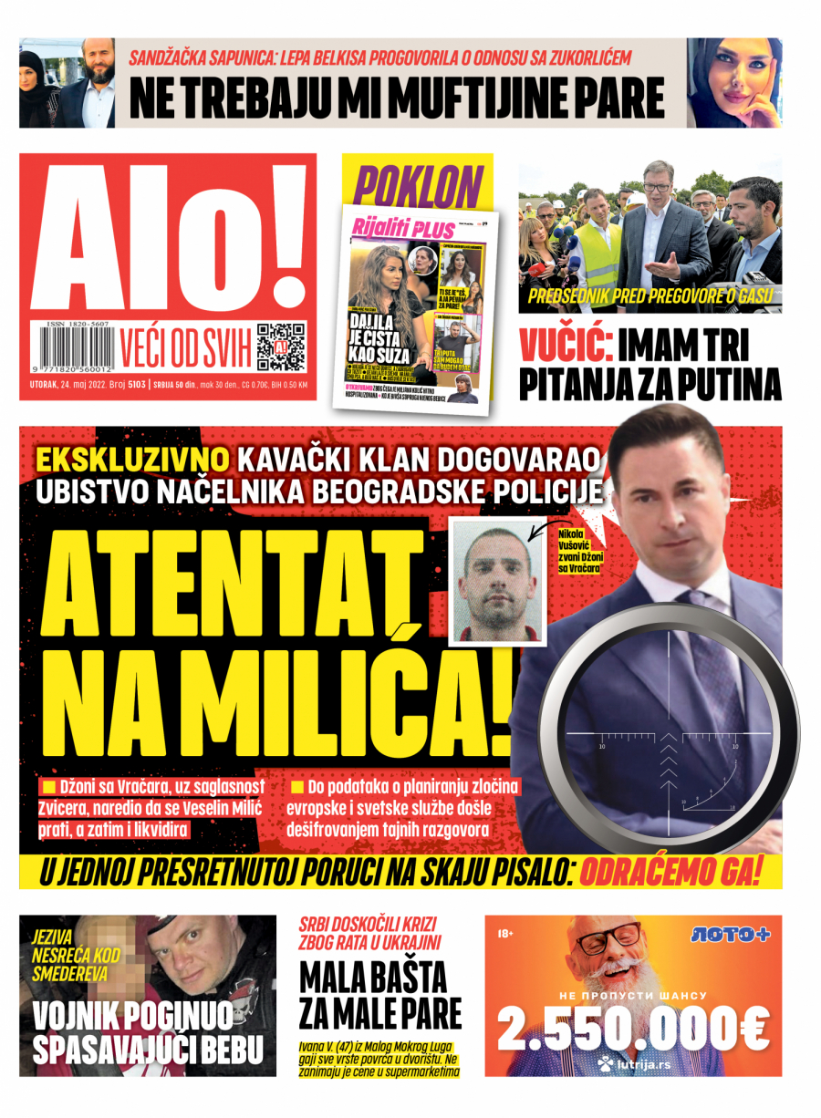 EKSKLUZIVNO: MAFIJAŠI DOGOVARALI LIKVIDACIJU NAČELNIKA BEOGRADSKE POLICIJE Atentat na Milića!