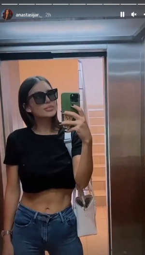 ANASTASIJA NIKAD ZGODNIJA Ražnatovićeva podelila je snimak iz lifta, društvene mreže gore (FOTO)