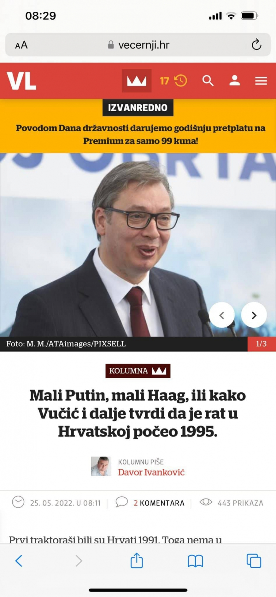 HRVATI NEMAJU NI STIDA NI SRAMA Ustaše kidišu na Vučića jer ne da na poginulu srpsku decu