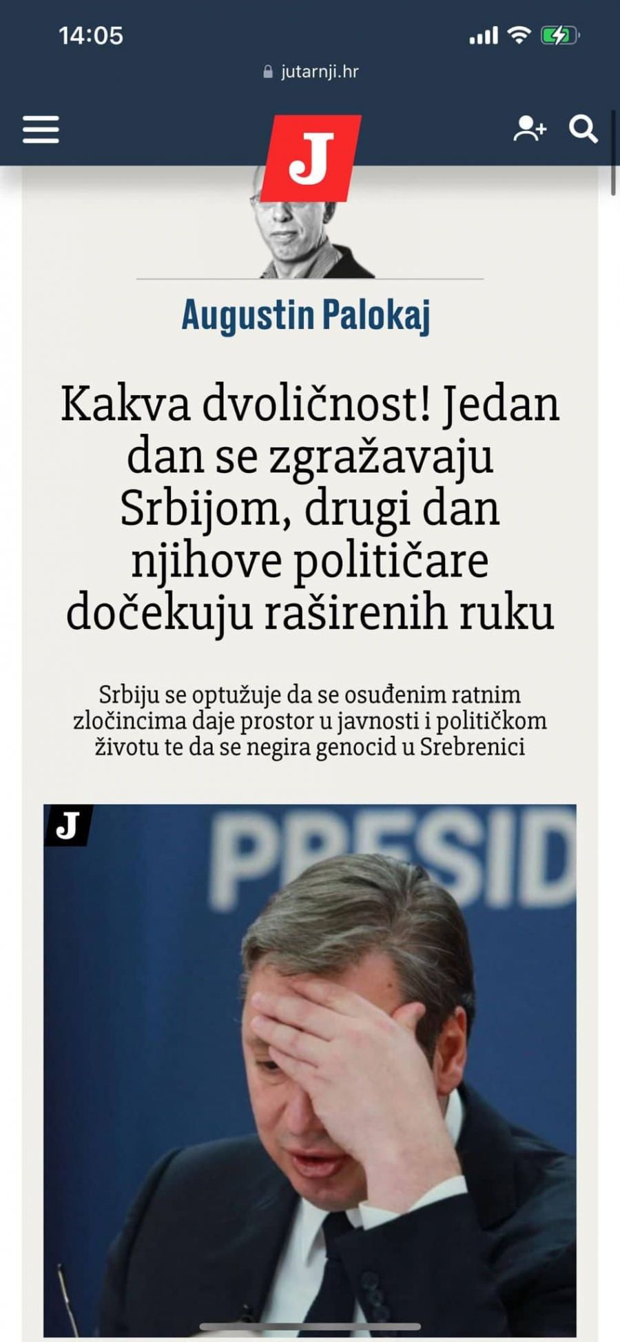 HRVATI SAD KRITIKUJU EU ZBOG SRBIJE?! Totalna kampanja protiv Vučića u ustaškim medijima
