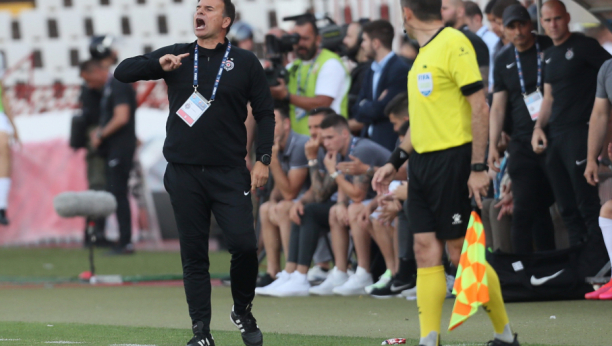 BRUTALNO SMO POKRADENI Stanojević prvo govorio o prvenstvu, a onda čestitao Zvezdi na osvojenom Kupu, pa se osvrnuo na svoj status u klubu