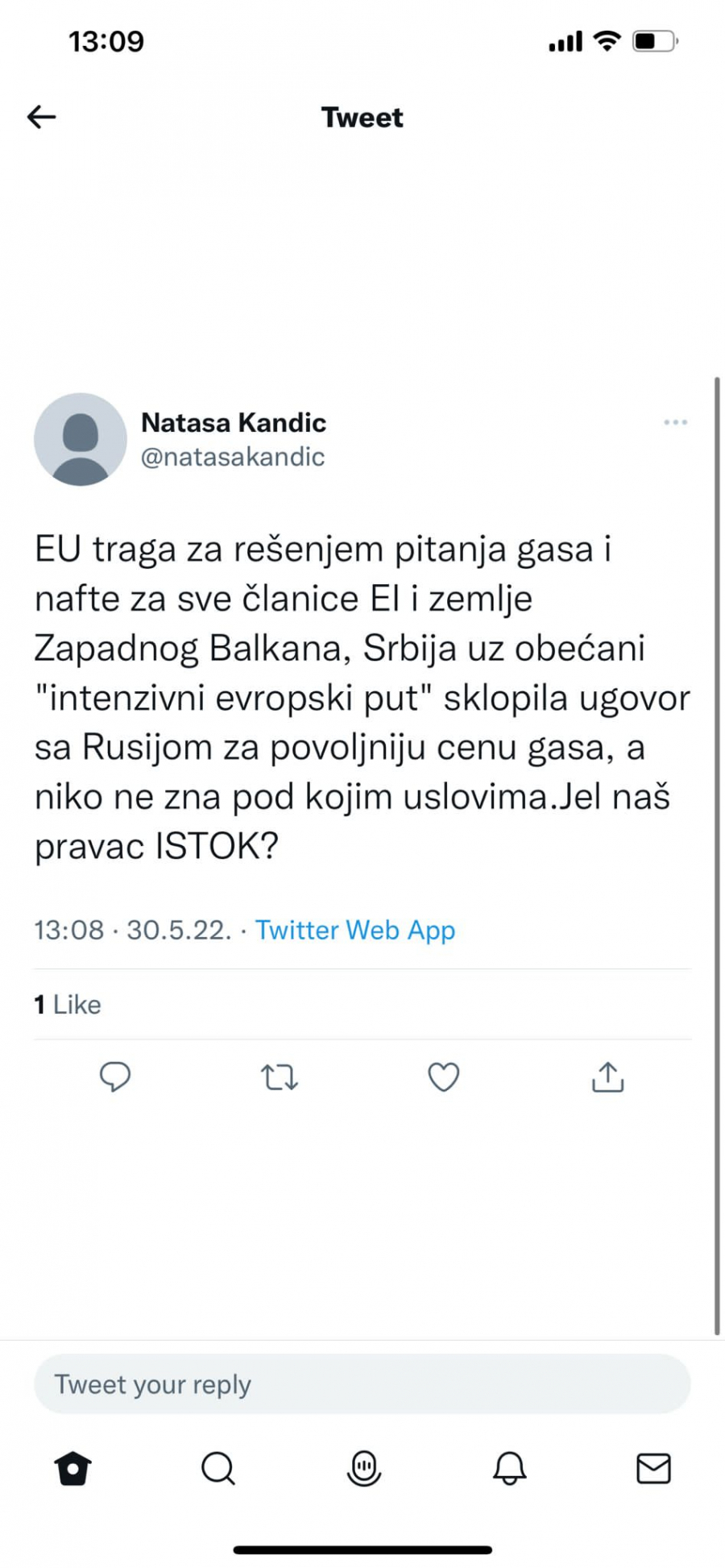 NATAŠA KANDIĆ NAPALA VUČIĆA Šta ti ima da dogovaraš sa Rusijom, što nisi čekao da nam EU obezbedi gas?!