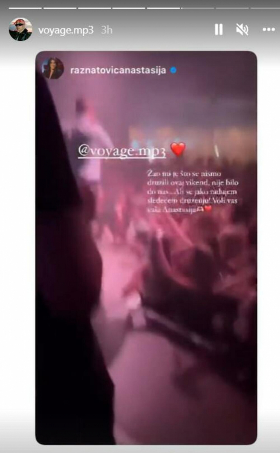 ANASTASIJA SE NIJE POJAVILA NA NASTUPU U INOSTRANSTVU Pevačica se odmah oglasila i otkrila šta joj se desilo, morao da reaguje i njen kolega