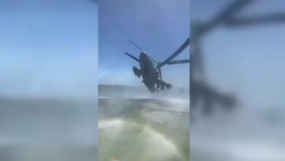 NEVEROVATNA AKROBACIJA RUSKOG HELIKOPTERA Nećete verovati kako je K-52 "Aligator" zaplivao po vodi (VIDEO)
