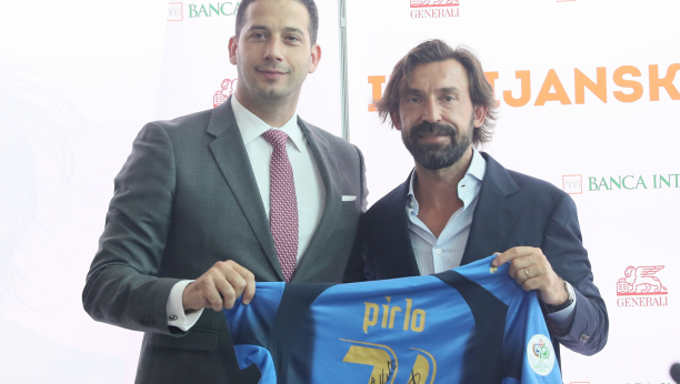 POKLONIO DRES UDOVIČIĆU Pirlo u Srbiji: Ovo je zemlja velikih šampiona!