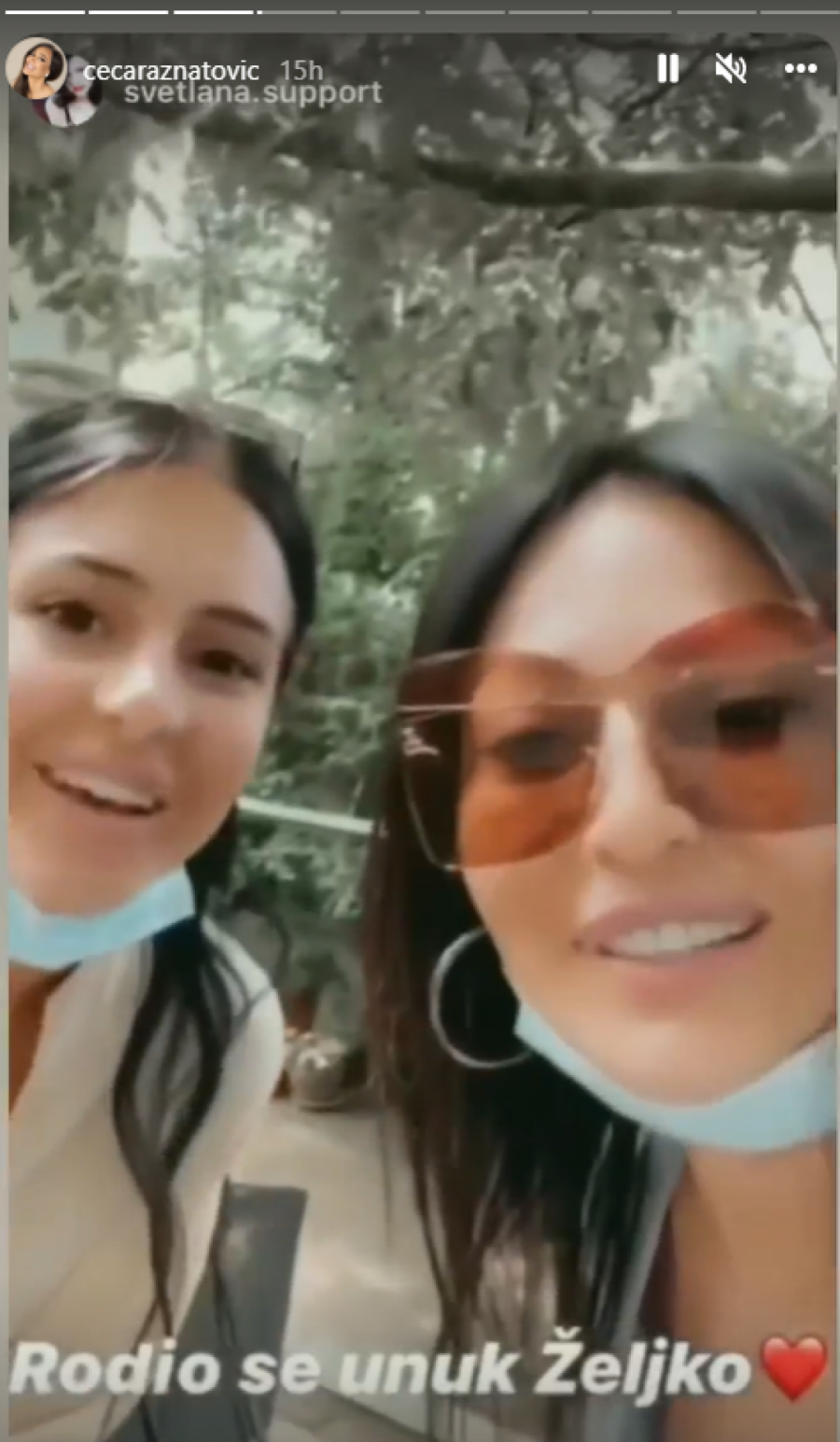 CECA EMOTIVNIM SNIMKOM RAZNEŽILA SVE! Pevačica je ovim videom čestitala rođendan svom unuku Željku (VIDEO)