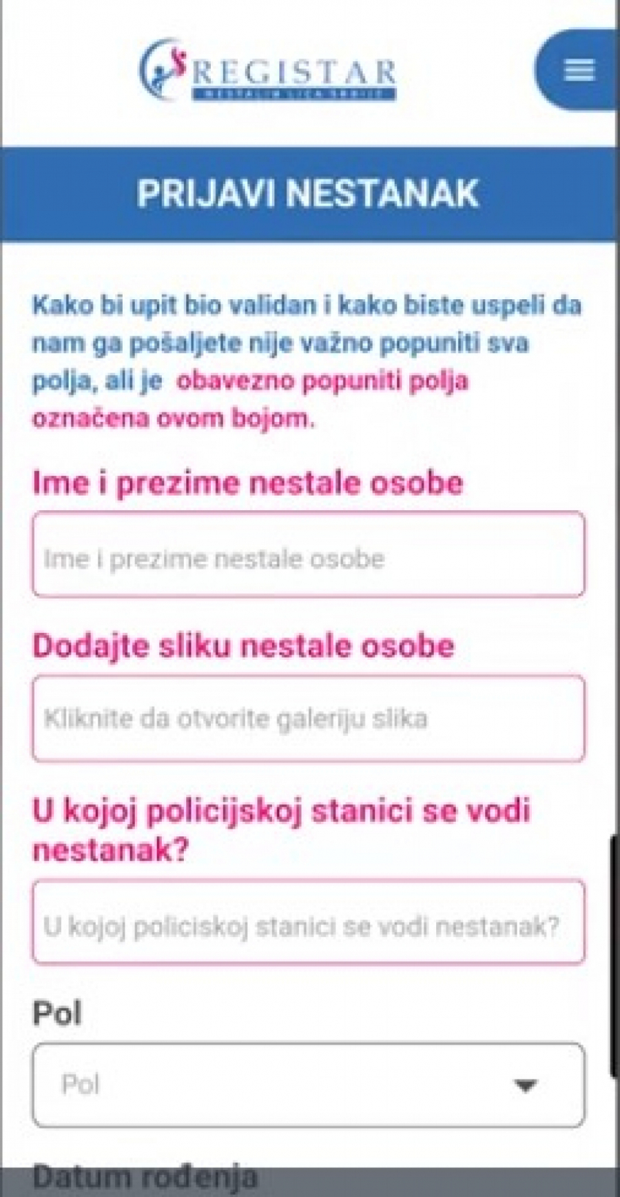 Puštena u rad mobilna aplikacija koja spasava živote: NESTALI Srbija šalje OBAVEŠTENJE kada neko nestane