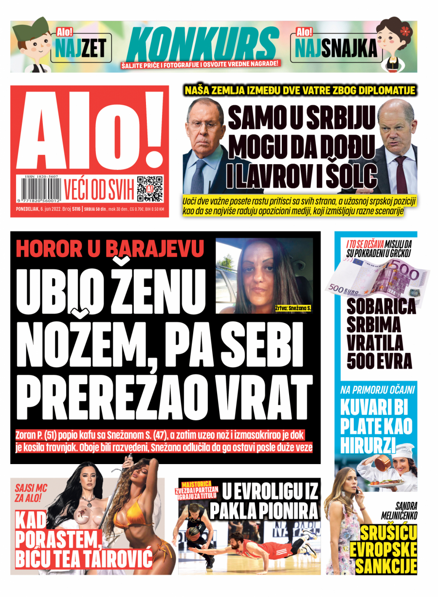 NAŠA ZEMLJA IZMEĐU DVE VATRE Samo u Srbiju mogu da dođu i Lavrov i Šolc