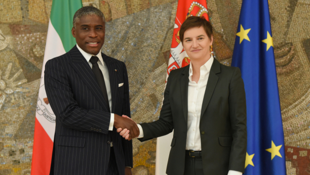 SASTANAK U PALATI SRBIJA Premijerka Brnabić sa potpredsednikom Ekvatorijalne Gvineje (FOTO)
