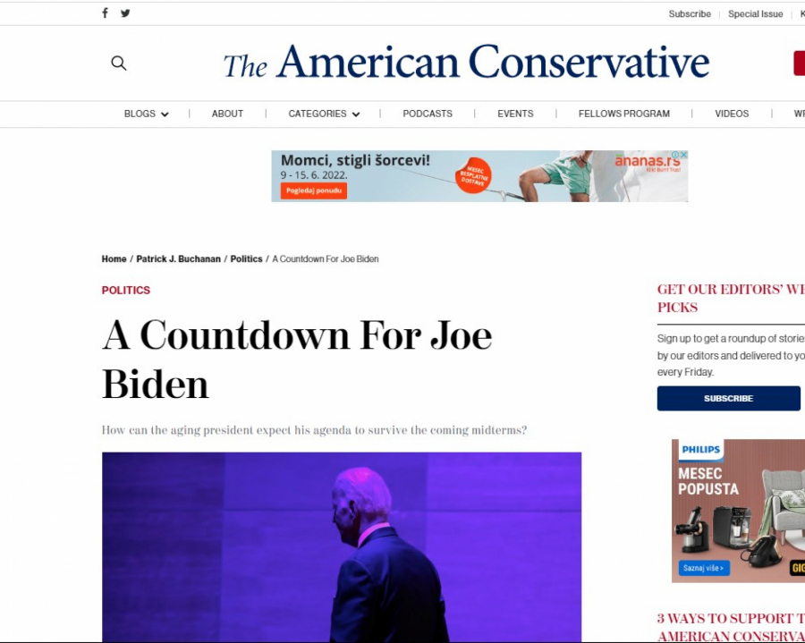 BAJDENOV RAZOČARAVAJUĆ SCENARIO Fizički i kognitivni pad, rizik od neuspeha na međuizborima, inflacija...