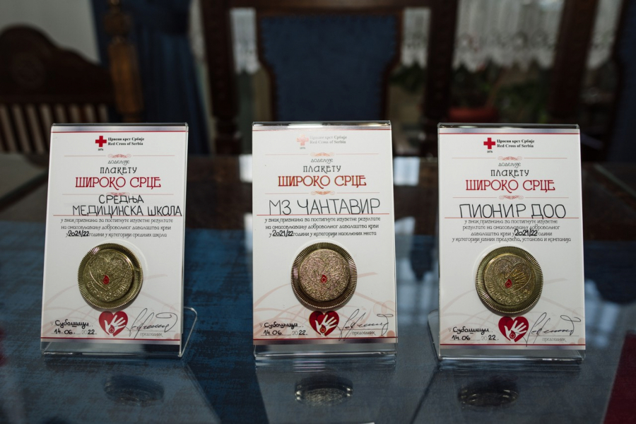 HUMANOST NA DELU U Subotici obeležen Svetski dan dobrovoljnih davalaca krvi