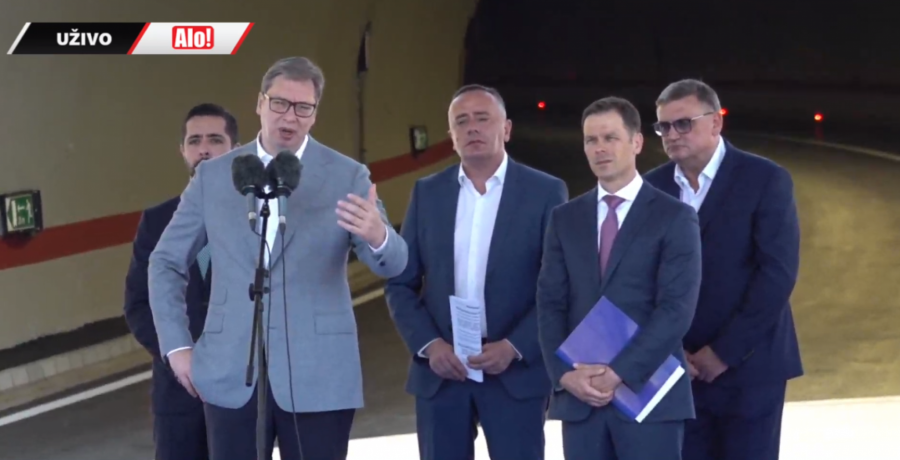 VELIKI DAN ZA SRBIJU Predsednik Vučić na otvaranju sektora B5 obilaznice oko Beograda (FOTO/VIDEO)