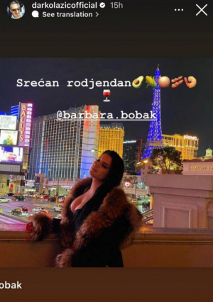 PALO POMIRENJE? Darko Lazić čestitao rođendan Barbari Bobak, pa podelio stihove ove pesme (FOTO)