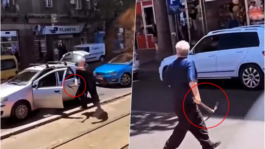 IZ GEPEKA IZVADIO PIJUK I KRENUO NA ČOVEKA "Bože, ubiće dečka, Bože." (VIDEO)