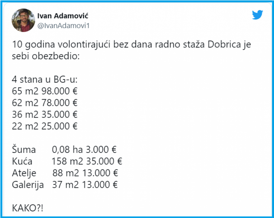 Nebojša Bakarec: Nedostojni Dobrica, lažni ekolog!