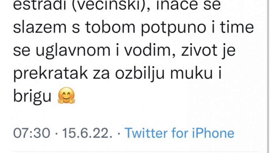 Rada Manojlović Tviter