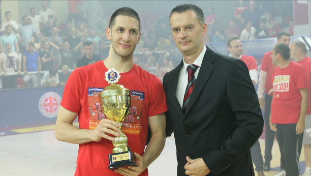 PRIZNANJE ZA PLEJA ZVEZDA Nikola Ivanović MVP finalne serije Superlige Srbije