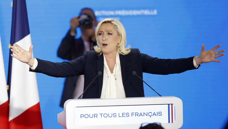 STANJE OPŠTE HISTERIJE Sankcije Rusiji su geopolitička greška, kaže Marin Le Pen