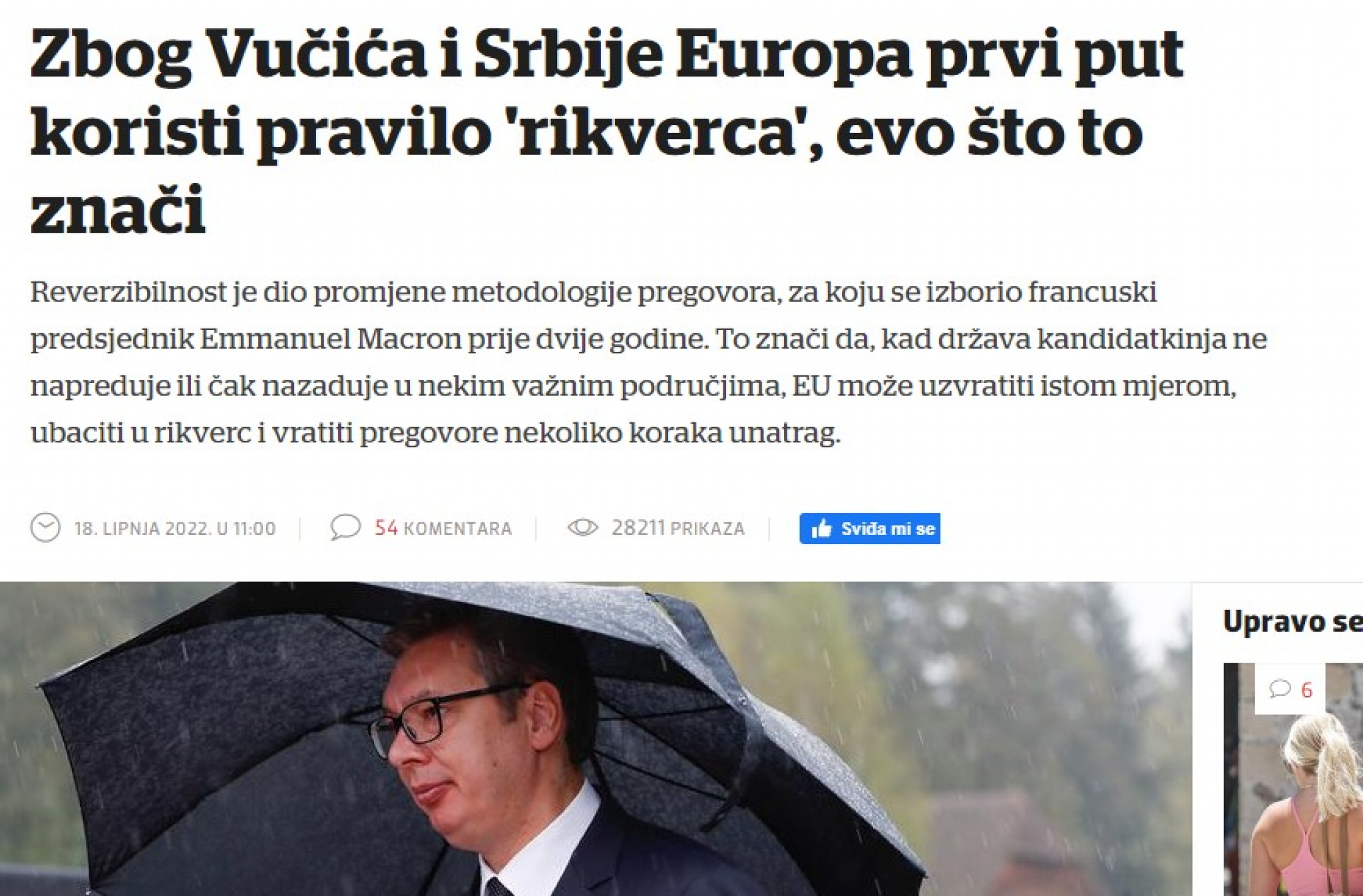 HRVATSKI MEDIJI OPET PRIZIVAJU ZLO EU vraća Srbiju u 
