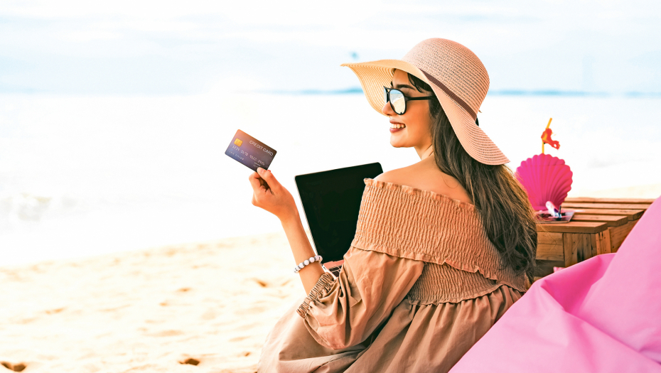 ZA LETOVANJE I DALJE NAJBOLJI KEŠ Pre putovanja najbolje kontaktirajte banku da saznate o uslovima plaćanja karticama