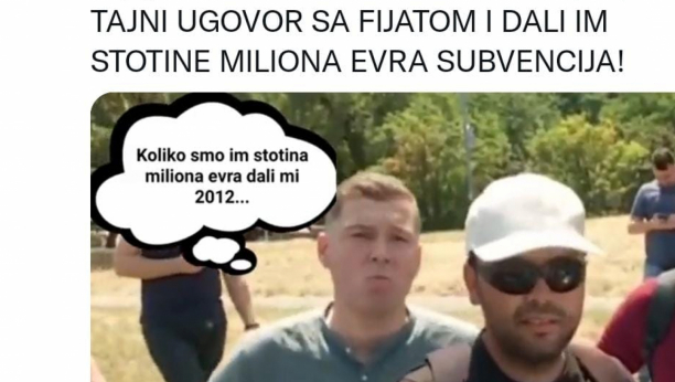 ZELENOVIĆ OBRAZA NEMA! Sindikalac iz Fijata optužuje vlast da je dala ogromne subvencije Fijatu (VIDEO)
