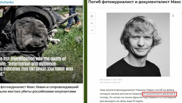 POGINUO UKRAJINSKI NOVINAR Evo šta tvrde ruska i ukrajinska strana