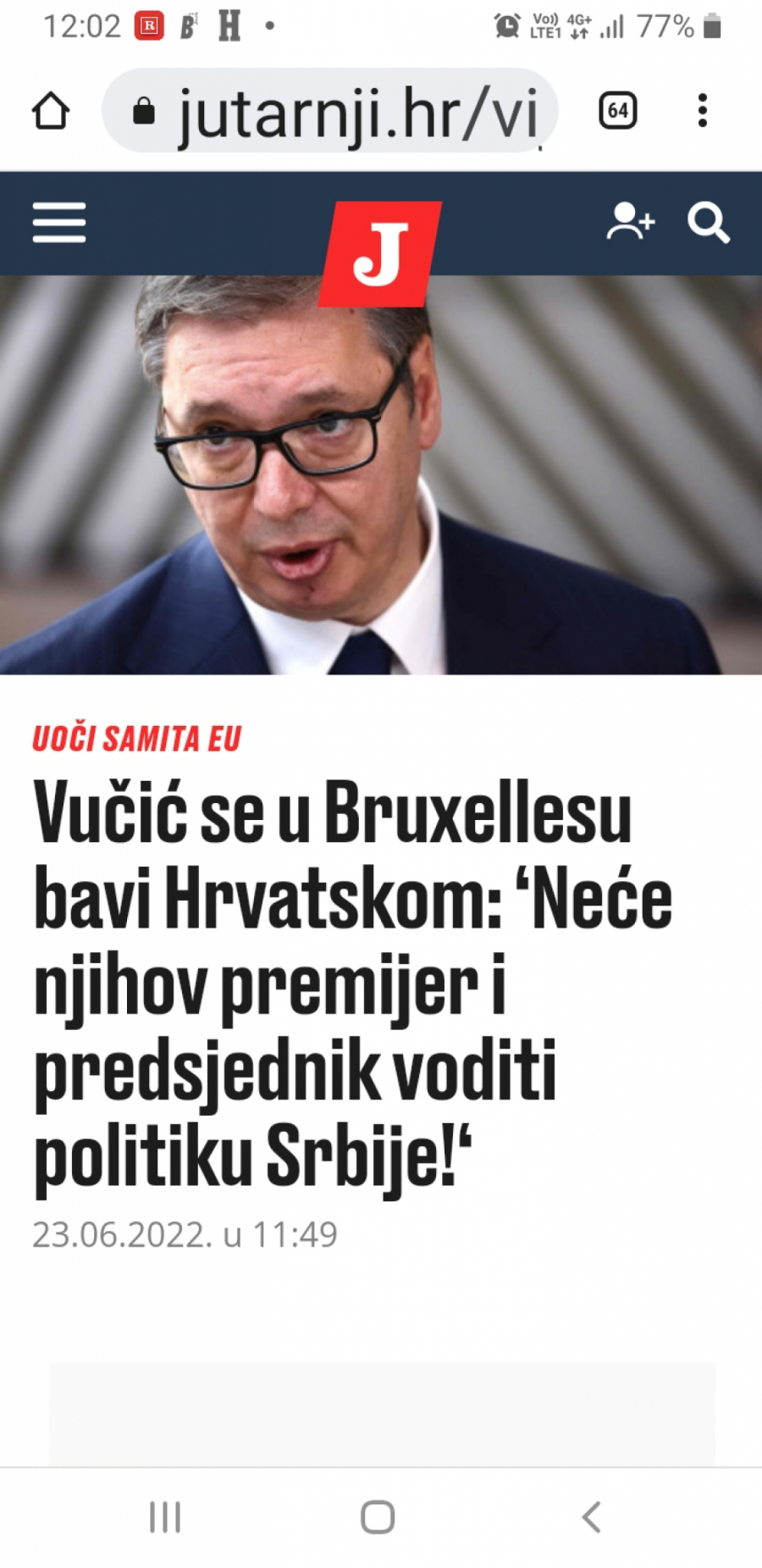 USTAŠKI LAŽOVI Vučić se ni sa kim ne obračunava, već ne da na Srbiju i narod Srbije!