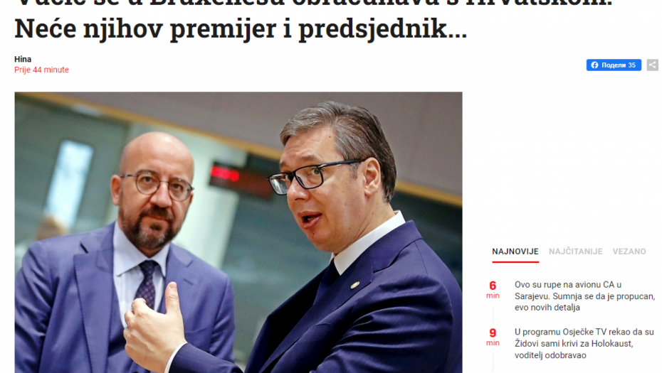 USTAŠKI LAŽOVI Vučić se ni sa kim ne obračunava, već ne da na Srbiju i narod Srbije!