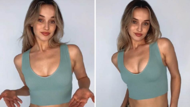 VEĆE GRUDI ZA SAMO PET MINUTA Devojka pokazala foru za koju je potrebna samo jedna pertla