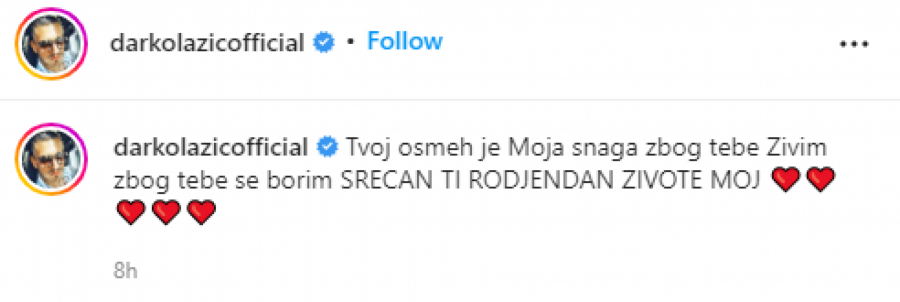 EVO I TATA PIJE SOK Darko Lazić slavi treći rođendan sina Alekseja, pa objavom na društvenim mrežama raznežio pratioce (FOTO)