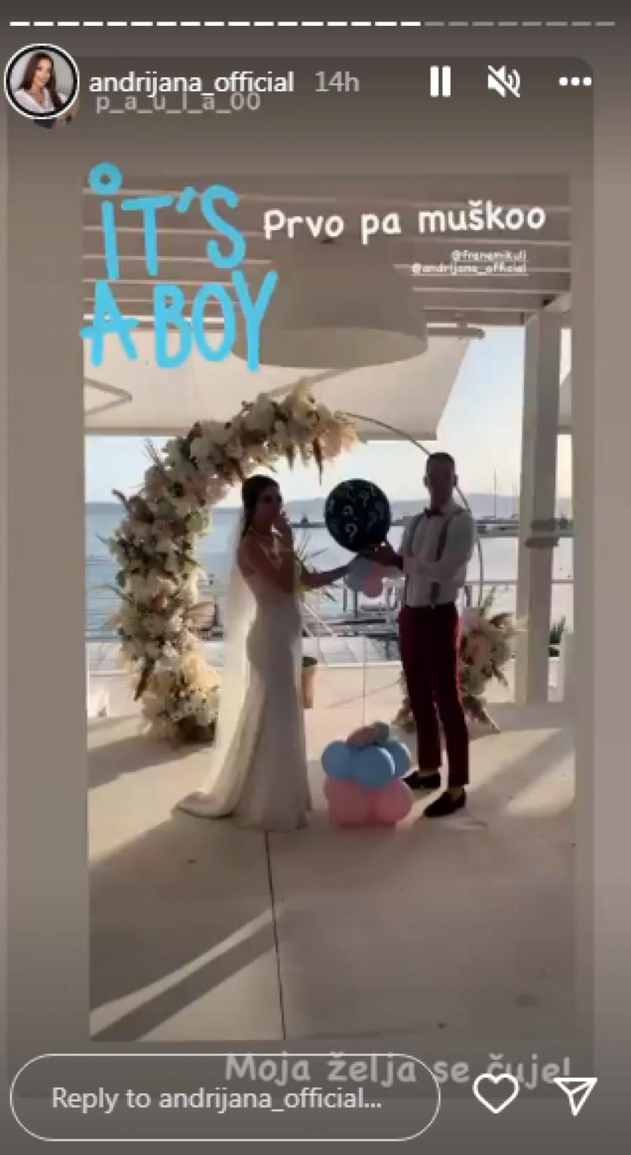 UDALA SE BIVŠA ZADRUGARKA Trudna mlada zablistala u kristalnoj venčanici na intimnoj ceremoniji, pa otkrila pol bebe (FOTO)