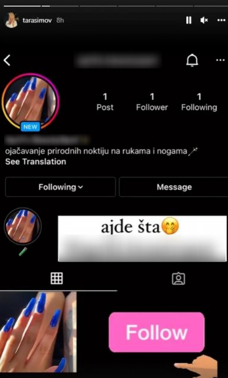 BATALILA RIJALITI Tara Simov promenila zanimanje, prešla u kozmetičarke i radi nokte, bivšu zadrugarku potkačili nakon fotke koju je objavila (FOTO)