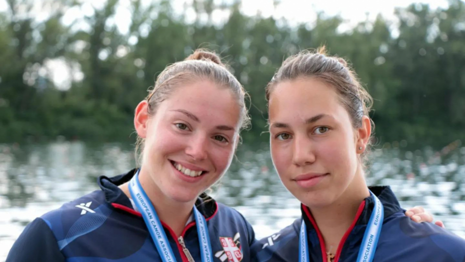 BRAVO DEVOJKE Kajakašice Dina Bacelj i Dunja Stanojev osvojile zlatnu medalju na Evropskom prvenstvu