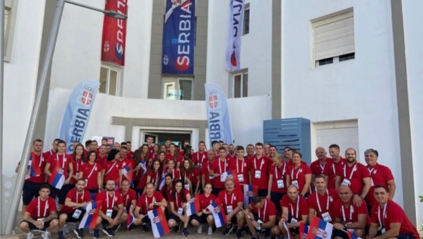 Državni sekretar Ministarstva omladine i sporta posetio srpske takmičare u Mediteranskom selu