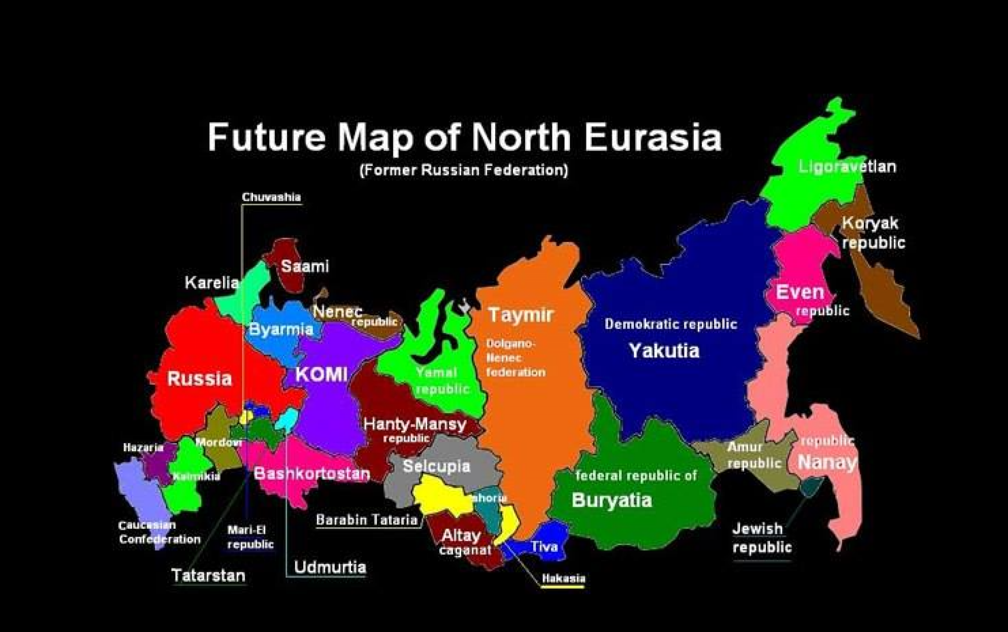 ČAK 20 NOVIH ZEMALJA Evo šta bi se dogodilo u slučaju raspada Rusije!