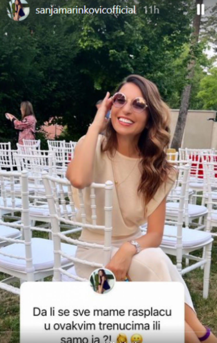 VODITELJKA SE RASPLAKALA Sanja Marinković podelila je sa svojim pratiocima emotivan trenutak, a evo o čemu je reč (FOTO)