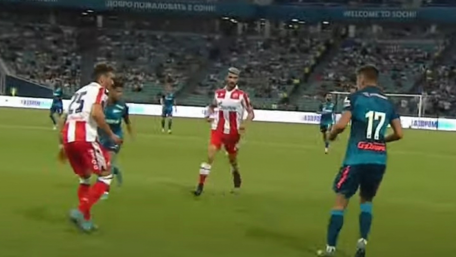 HRABRA ZVEZDA IZGUBILA OD ZENITA Ruski šampion srušio crveno-bele