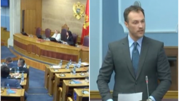 "NEMOJ DA SE DIGNEM DA MU NOS SLOMIM" Svađa u crnogorskoj Skupštini umalo dovela do fizičkog okršaja (VIDEO)