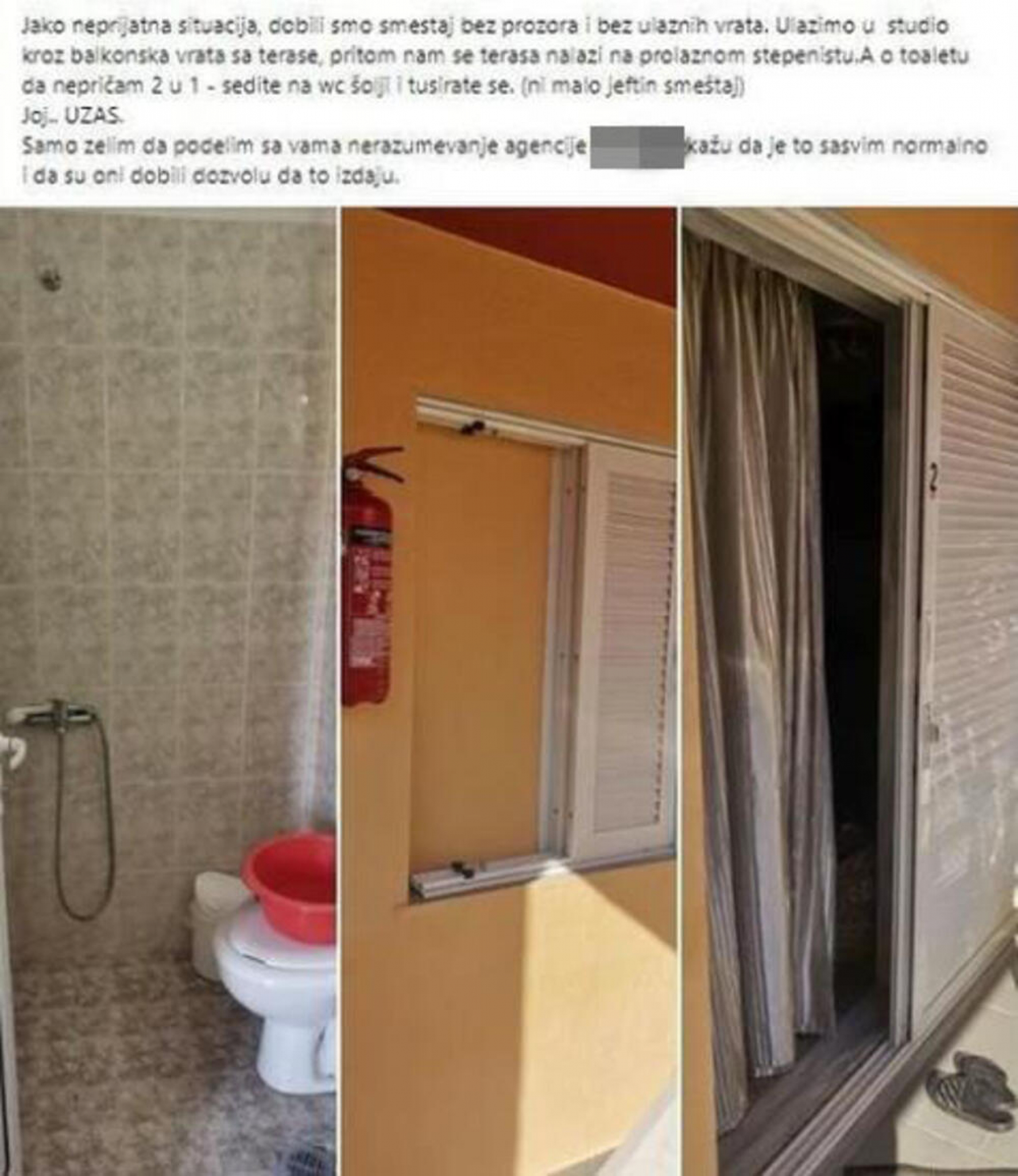 OTVORITE ČETVORO OČIJU Papreno platili smeštaj bez prozora i vrata, porodica iz Srbije doživela šok u Grčkoj