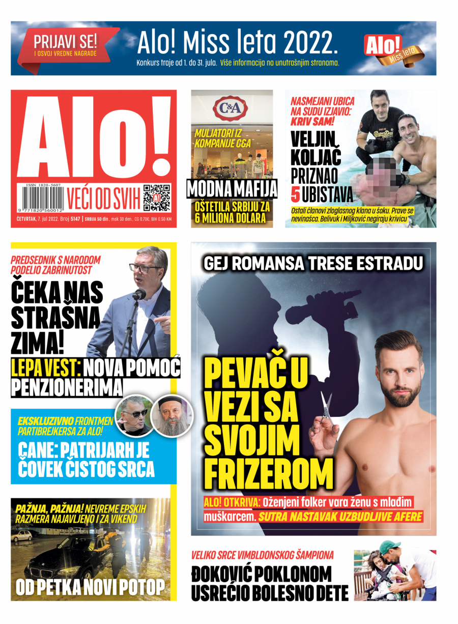 GEJ ROMANSA TRESE ESTRADU Pevač u vezi sa svojim frizerom