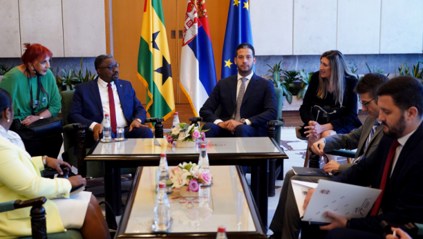 SNAŽENJE BILATERALNIH ODNOSA I JAČANJE SARADNJE! Ministar Udovičić sa premijerom Sao Tome i Prinsipe: Nastavljamo da intenziviramo višedecenijsko prijateljstvo (FOTO)