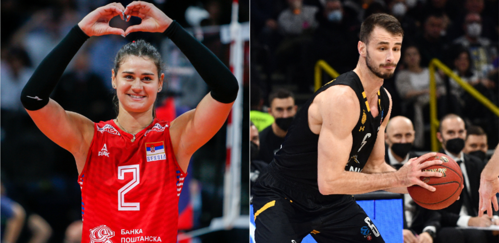 NA SEDMOM NEBU Srpski košarkaš Nemanja Dangubić uživa u vezi s lepom odbojkašicom (FOTO)