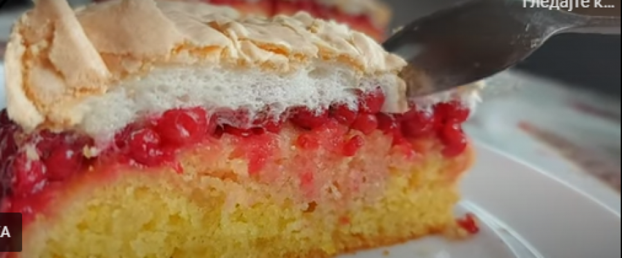 UKUS JE FENOMENALAN Pravo je vreme za lagan letnji kolač sa ribizlama (VIDEO)