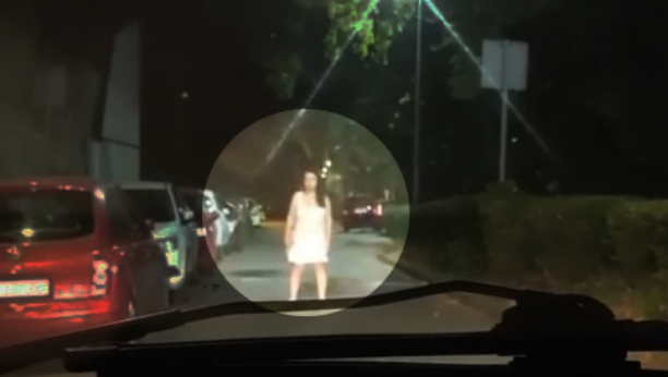 SCENA U BEOGRADU KAO IZ HOROR FILMA Žena u beloj spavaćici usred noći stajala na ulici, a onda... (VIDEO)