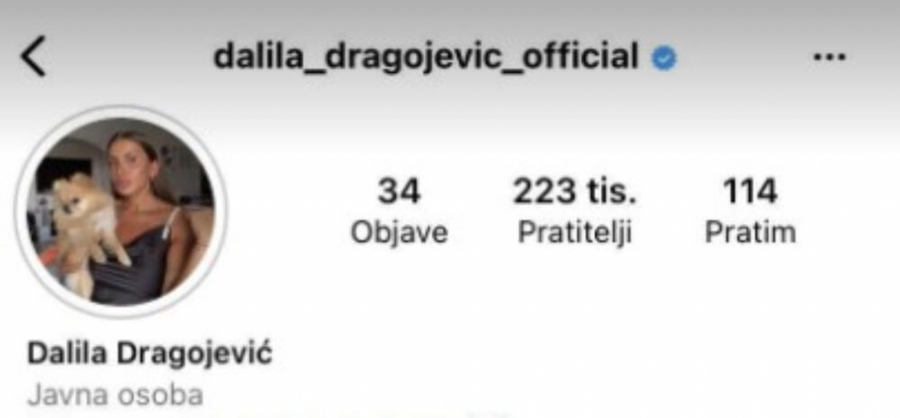JOŠ UVEK NOSI NJEGOVO PREZIME Dalila Dragojević izbrisala sve što je vezuje za Dejana, pa pokazala sa kim provodi vreme nakon rijalitija (FOTO)